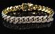 10ct Round Cut Diamond Miami Curb Cuban Link Bracelet 14k Solid Yellow Gold Over