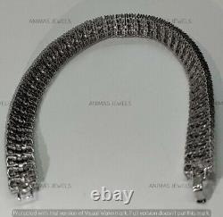 10.00 CT Round Cut Lab-Created Diamond Tennis Bracelet Charm 925 Sterling Silver