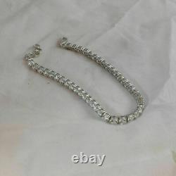 10.00 Ct Round Cut Moissanite Wedding Tennis Bracelet Gift 925 Sterling Silver