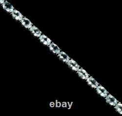 10 Ct Brilliant Oval Diamonds Tennis Perfect Bracelet 14K White Gold Over 7.25