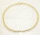 10 Italian Solid Cuban Curb Ankle Bracelet Anklet 14k Yellow Gold Clad Silver
