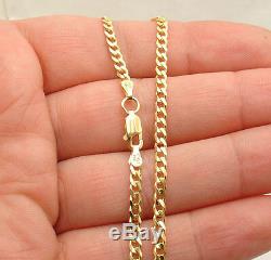 10 Italian Solid Cuban Curb Ankle Bracelet Anklet 14K Yellow Gold Clad Silver
