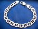 10mm 925 Sterling Silver Men's Mariner Link Bracelet 8 Or 9