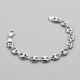 11mm 9.1'' 0.7oz 925 Sterling Silver Mariner Bracelet Hollow Puffed Chain