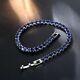 12ct Round Lab Created Sapphire Women Engagement Bracelet 14k White Gold Plated