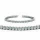 12.00 Carat Round Diamond 14k White Gold Over Luxury Tennis Unisex Bracelet 8'