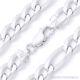 13mm Figaro Figaroa Link Italian Chain Bracelet Solid Italy. 925 Sterling Silver