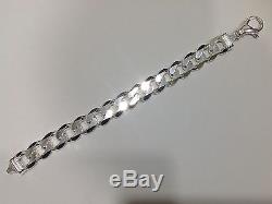16mm 925 Sterling Silver Men's Cuban Link Bracelet 89