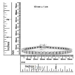 1.0 Carat Miracle Diamond Tennis Bracelet in Sterling Silver 7