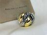 $1,150 David Yurman 925 Sterling Silver 20mm Wide Cordelia Ring With 18k Gold