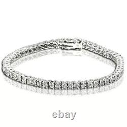 1.25 CT Women's Tennis Bracelet with Natural Genuine Diamonds in Sterling Silver