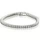 1.25 Ct Women's Tennis Bracelet With Natural Genuine Diamonds In Sterling Silver