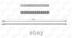 1 CT Natural Diamond 1 Row Women's 7Tennis Bracelet Solid Sterling Silver