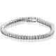 1 Ct Women's Tennis Bracelet With Natural Genuine Diamonds In Sterling Silver