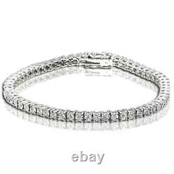 1 CT Women's Tennis Bracelet with Natural Genuine Diamonds in Sterling Silver