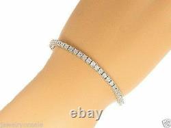 1 Row Diamond White Gold Finish Tennis Bracelet 7 Inch 0.25 Ct