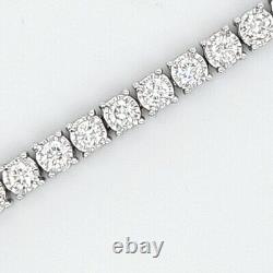 1 ct Women's Tennis Bracelet Lab Grown Genuine Diamonds in Sterling Silver