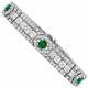 20.00+ Ctw Emerald Cut Diamond Tennis Bracelet Genuine 925 Sterling Silver S925