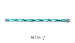 25. Ct Marquise Natural Turquoise Women tennis Bracelet in 925 Sterling silver