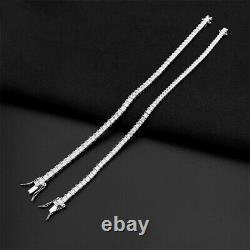 2.5/3mm D Color Princess Cut Moissanite Tennis Bracelet 925 Sterling Silver Gift