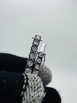 2-6mm Moissanite Tennis Bracelet 925 Sterling Silver Yellow, Rose Gold Plated