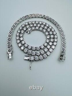 2-6mm Moissanite Tennis Bracelet 925 Sterling Silver Yellow, Rose Gold Plated