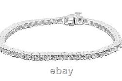 30 Carat Mens White Gold Finish Fanook Real Diamond 1 Row Link Tennis Bracelet