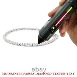3.0MM 5.56Ct MOISSANITE Tennis Bracelet 7 SOLID 925 Sterling Silver Pass Tester