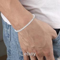 3.0MM 5.56Ct MOISSANITE Tennis Bracelet 7 SOLID 925 Sterling Silver Pass Tester