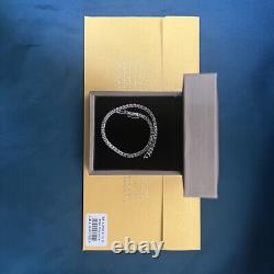 3-4mm Real Moissanite Tennis Bracelet Women Men 925 Sterling Silver Pass Tester