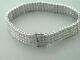 4 Row Men's Tennis Bracelet With Natural Diamonds In Sterling Silver 1.50 Carats