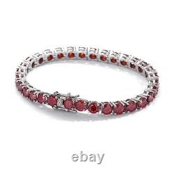 4mm Garnet Black Color Moissanite Tennis Bracelet for Women 925 Sterling Silver