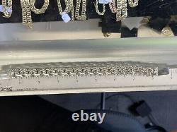 50.5 Grams 925 Sterling Silver chino link bracelet Solid Handmade 12mm 8 Inch 8