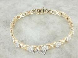 5Ct Round Cut VVS1 XO Diamond Created Tennis Bracelet 14k In Yellow Gold Finish