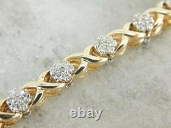 5Ct Round Cut VVS1 XO Diamond Created Tennis Bracelet 14k In Yellow Gold Finish