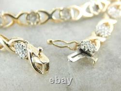 5Ct Round Cut VVS1 XO Diamond Created Tennis Bracelet 14k In Yellow Gold Finish