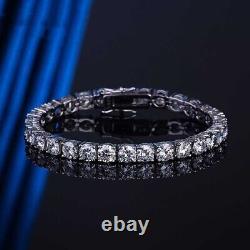 5mm Moissanite Tennis Chain Bracelet Women Men 925 Sterling Silver Pass Tester