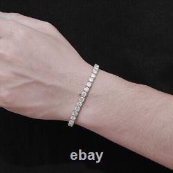 5mm Moissanite Tennis Chain Bracelet Women Men 925 Sterling Silver Pass Tester