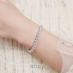 5mm Moissanite Tennis Chain Bracelet Women Men 925 Sterling Silver Pass Tester