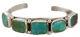 $600tag. 925 Sterling Silver Navajo Natural Turquoise Native American Bracelet