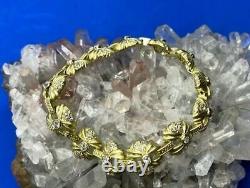 6Ct Round Simulated Diamond Attributed Judith Bracelet 18K Yellow Gold Finish