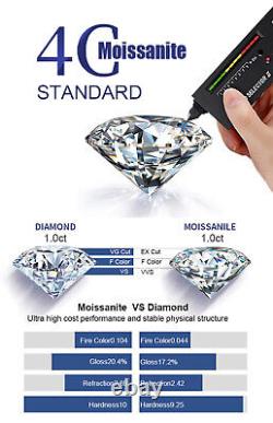 8MM Real Moissanite Cuban Bracelet Double Rows 925 Silver Passes Tester Hip Hop