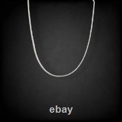 925 Franco Sterling Silver Solid Chain Necklace Bracelet Diamond Cut High Polish