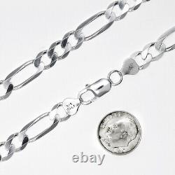 925 Italy SOLID Sterling Silver FIGARO Link Chain Bracelet 7 8 9 10.925