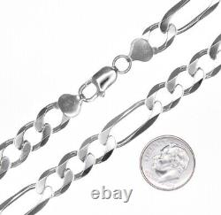 925 Italy SOLID Sterling Silver FIGARO Link Chain Bracelet 7 8 9 10.925