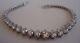 925 Sterling Silver Ladies Tennis Bracelet With 15 Cts Lab Created Diamond / 8'
