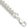 925 Sterling Silver 9mm Curb Chain Bracelet