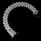 925 Sterling Silver Bling Out Iced Lab Cz Baguette 19mm Cuban Link Bracelet