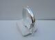 925 Sterling Silver Cuban Link Id Gentleman's Bracelet/ 9'' Long /made In Italy