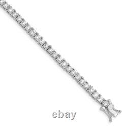 925 Sterling Silver Cubic Zirconia CZ Tennis Bracelet